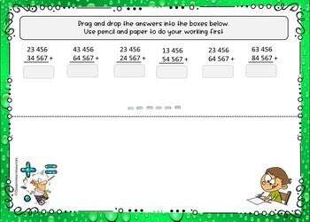 Addition of 4 digit numbers and decimals - Oceanview Education and Teaching Supplies 