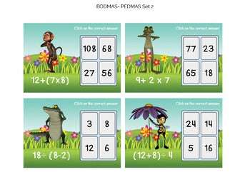 BOOM CARDS-Order of Operations Set 2