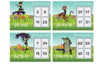 BOOM CARDS-Order of Operations Set 2