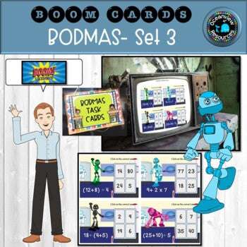 BOOM CARDS-Order of Operations Set 3