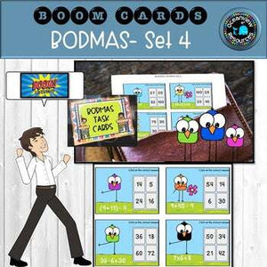 BOOM CARDS-Order of Operations Set 4