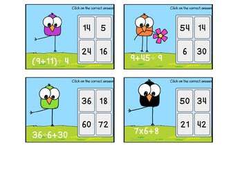 BOOM CARDS-Order of Operations Set 4