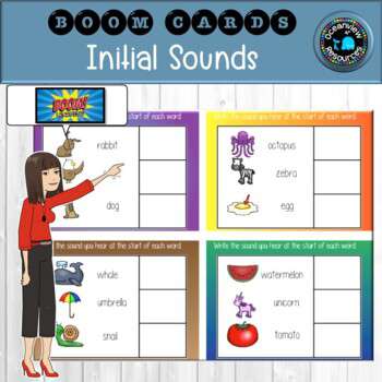 BOOM CARDS-Initial Sounds