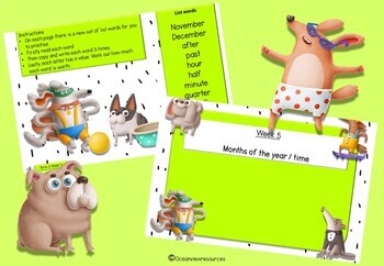Spelling Pack for Term 3 Grade 2 - Suitable for Distance Learning