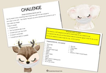 Design a Mask Challenge- FUNNY FACES STEM activity