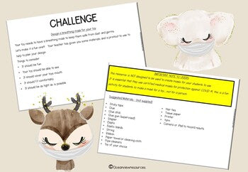 Mask Design Challenge- ANIMAL DESIGN AND FUNNY FACES