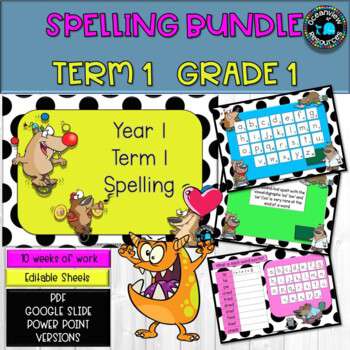 A YEAR OF SPELLING FOR GRADE 1