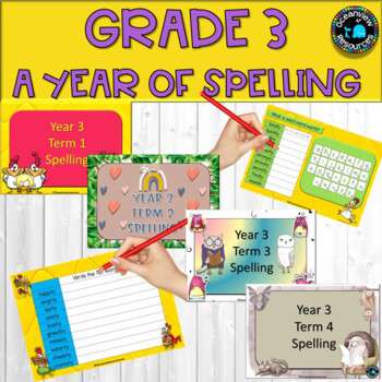 A YEAR OF SPELLING FOR GRADE 3