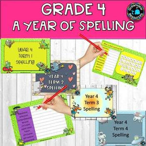 A YEAR OF SPELLING FOR GRADE 4