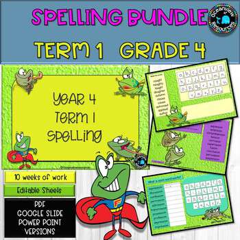 A YEAR OF SPELLING FOR GRADE 4