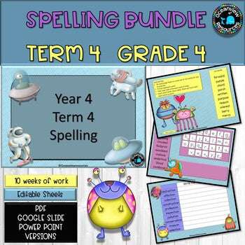 A YEAR OF SPELLING FOR GRADE 4