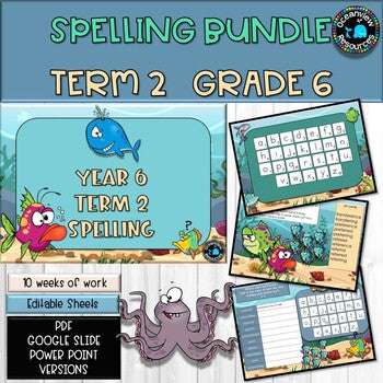 A YEAR OF SPELLING FOR GRADE 6