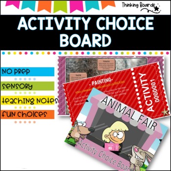 Choice board - ideal for Distance Learning