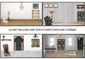 20 backgrounds for Virtual classroom both standard and widescreen versions