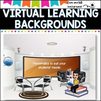 20 backgrounds for Virtual classroom both standard and widescreen versions