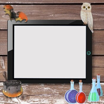 Halloween Laptop and iPad Mockups for Digital Resources