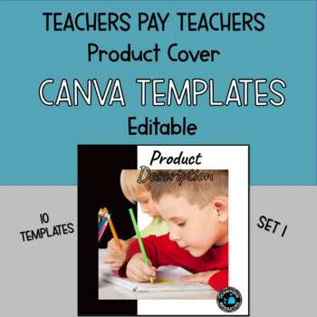 CANVA template covers SET 1 fully editable