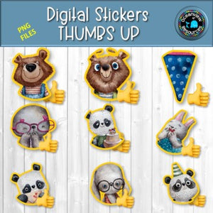 Digital Stickers-THUMBS UP