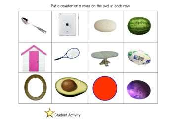 2D shapes in the Real World-PDF and PowerPoint.