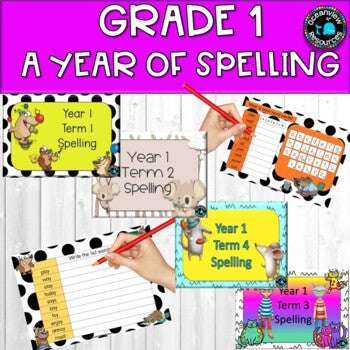 A YEAR OF SPELLING FOR GRADE 1