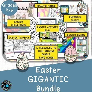 GIGANTIC Easter bundle of activities