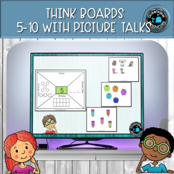 KID THINKBOARDS- a great tool for number representation Numbers 5-10