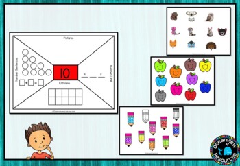 KID THINKBOARDS- a great tool for number representation Numbers 5-10