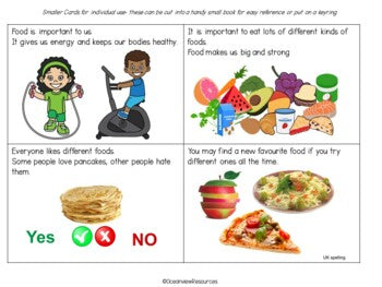 Social Story-TRYING NEW FOOD (PRESCHOOL VERSION)