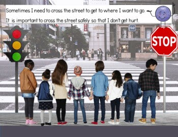 Social Story-CROSSING THE ROAD SAFELY