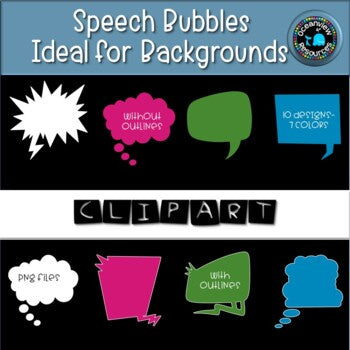 SPEECH BUBBLES CLIPART