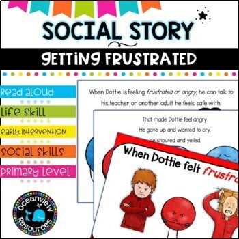 Social Story-SOMETIMES I GET FRUSTRATED