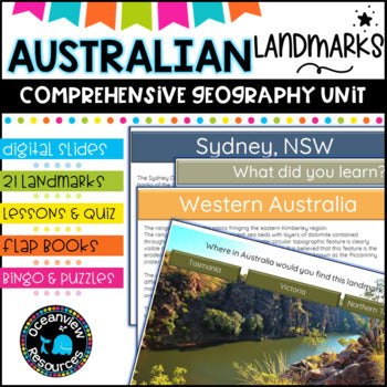 Australian Geography and Celebration Days Bundle-