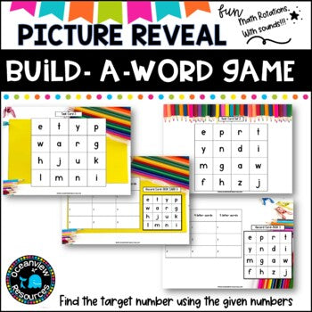 Build a Word game puzzle reveal game- POWERPOINT GAME