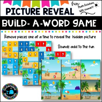 Build a Word game puzzle reveal game- POWERPOINT GAME