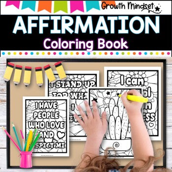 Positive Affirmation Posters | Coloring Fun, Creative Designs