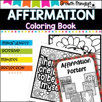 Positive Affirmation Posters | Coloring Fun, Creative Designs