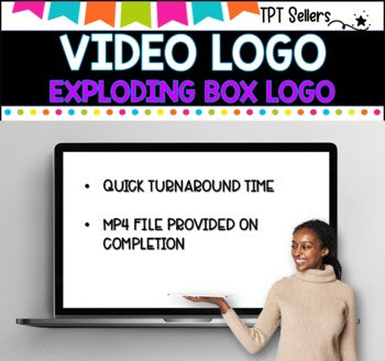 VIDEO LOGO- VERTICAL 9 x 16 for Social Media and Pinterest I Exploding Box