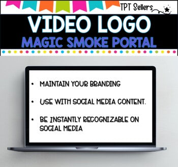 VIDEO LOGO-VERTICAL  9 x 16 for Social Media and Pinterest I Magic Smoke LOGO