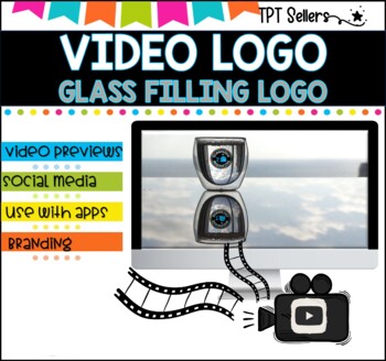 VIDEO LOGO I VIDEO Previews and Social Media I GLASS FILLING INTRO LOGO