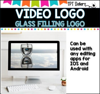 VIDEO LOGO I VIDEO Previews and Social Media I GLASS FILLING INTRO LOGO