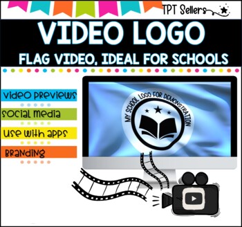 VIDEO LOGO I VIDEO Previews and Social Media I WAVING FLAG INTRO LOGO