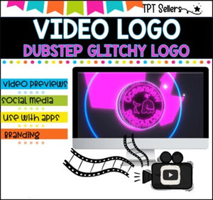 VIDEO LOGO I VIDEO Previews and Social Media I DUBSTEP GLITCHY I INTRO LOGO