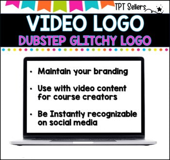 VIDEO LOGO I VIDEO Previews and Social Media I DUBSTEP GLITCHY I INTRO LOGO