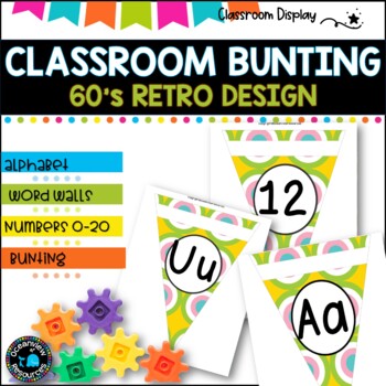 Alphabet and Number Bunting I Decor Pack IRETRO DESIGN I DECOR PACK