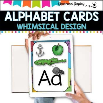 ALPHABET POSTERS with Pictures l DECOR l WHIMSICAL DESIGN