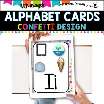 ALPHABET POSTERS with Pictures l DECOR l CONFETTI DESIGN