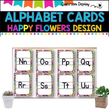 ALPHABET POSTERS without Pictures l DECOR l SMILEY FACES DESIGN