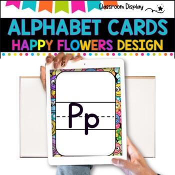 ALPHABET POSTERS without Pictures l DECOR l SMILEY FACES DESIGN