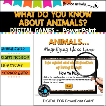 ANIMAL FACTS GAME l PowerPoint Game l IWB