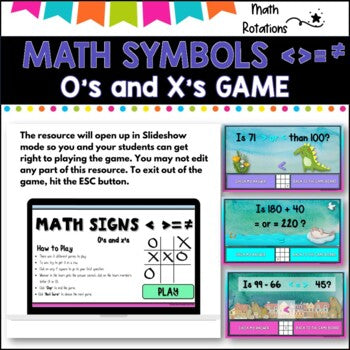 MATH SYMBOLS l PowerPoint Game l IWB